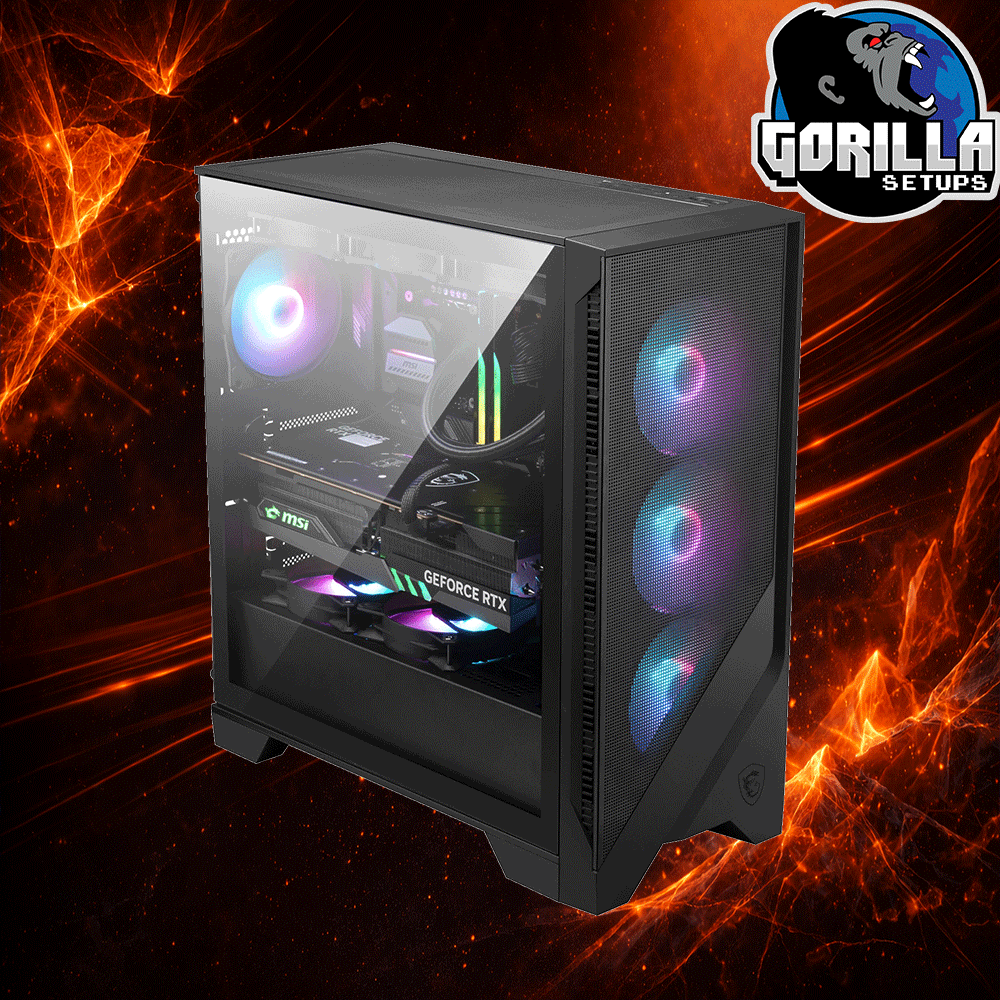 PC Advanced Ryzen 7 5700X + RTX 5060 8GB — vista